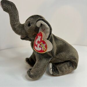Beanie Baby Trumpet 2000 Elephant Plush Toy